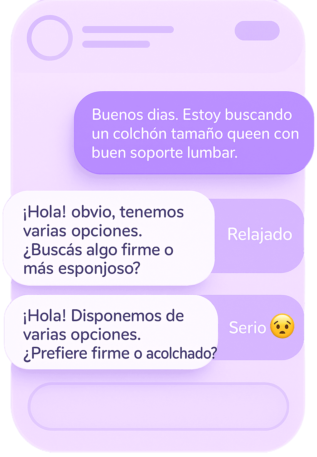 Tonalidad personalizable